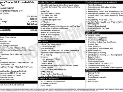 Used 2024 Toyota Tundra SR w/ SR Tow Package RWD image 2