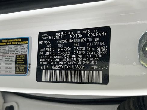 Used 2022 Hyundai Palisade Calligraphy image 35