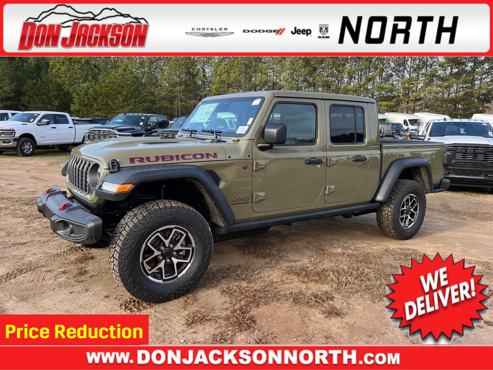 New 2026 Jeep Gladiator Rubicon w/ Safety Group AWD/4WD image 1