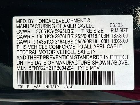 Used 2023 Honda Pilot LX image 30