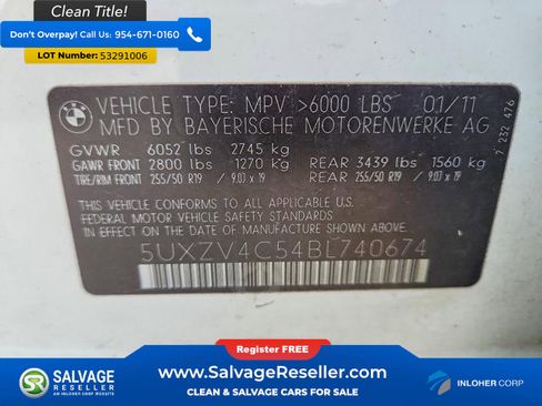 Used 2011 BMW X5 xDrive35i AWD/4WD image 17