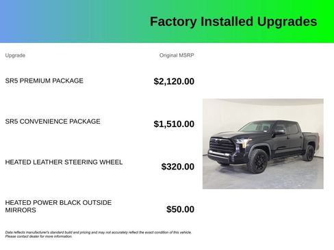 Used 2023 Toyota Tundra SR5 w/ SR5 Premium Package AWD/4WD image 4
