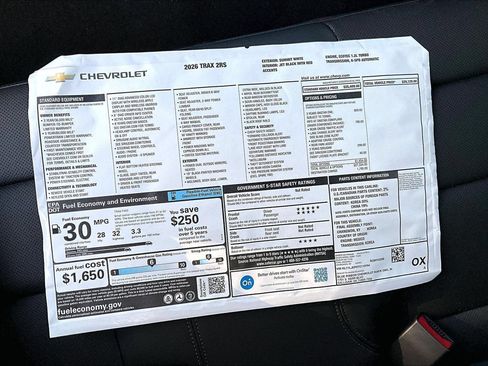 New 2026 Chevrolet Trax RS w/ Driver Confidence Package FWD image 13