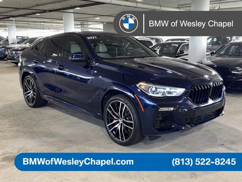 Used 2021 BMW X6 M50i w/ Executive Package AWD/4WD image 1