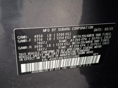 Certified 2025 Subaru Outback Limited image 27