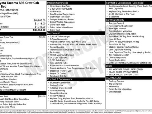 Used 2026 Toyota Tacoma SR5 AWD/4WD image 31