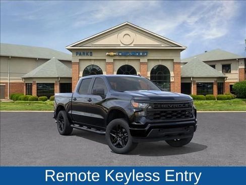 New 2026 Chevrolet Silverado 1500 Custom w/ Turbomax Blackout Package AWD/4WD image 2