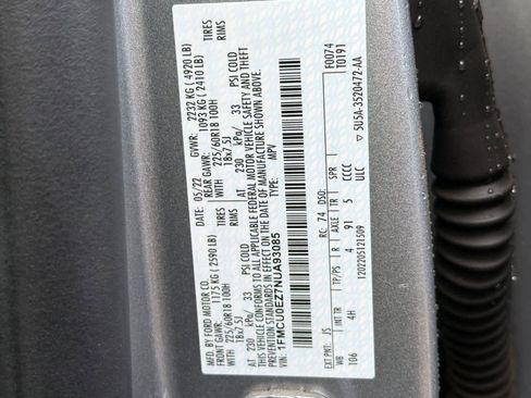 Used 2022 Ford Escape SE image 29