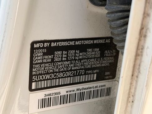Used 2016 BMW X4 xDrive28i AWD/4WD image 55