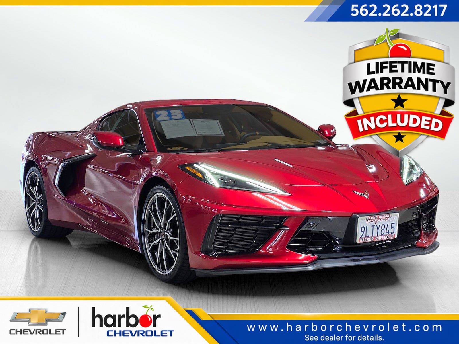 Used 2023 Chevrolet Corvette Stingray Premium Cpe w/ Z51 Performance Package RWD image 1