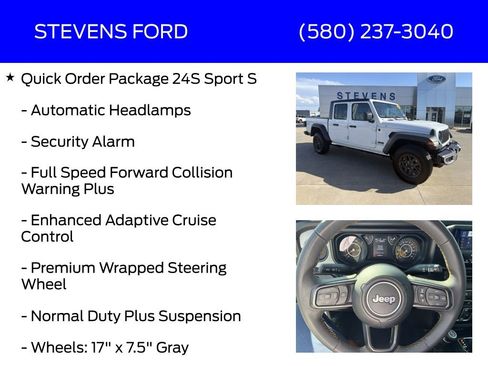 Used 2025 Jeep Gladiator Sport AWD/4WD image 12
