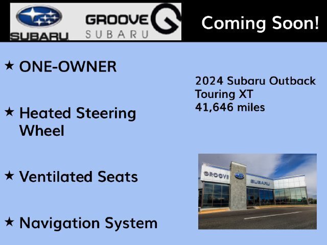 Used 2024 Subaru Outback Touring XT w/ Popular Package #2 AWD/4WD image 2