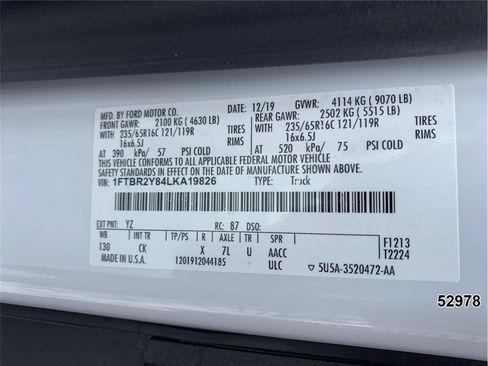 Used 2020 Ford Transit 250 Low Roof AWD w/ Upfitter Package image 18