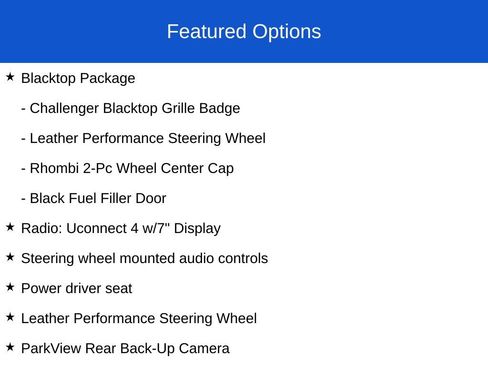 Used 2023 Dodge Challenger SXT w/ Blacktop Package image 3