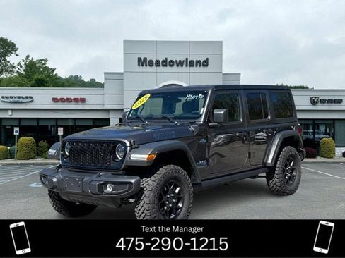 Certified 2025 Jeep Wrangler Unlimited Sport S 4xe AWD/4WD image 1