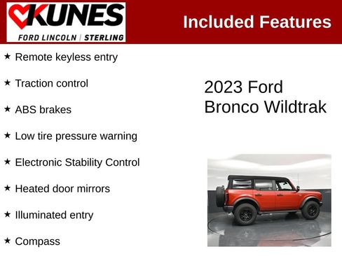 Used 2023 Ford Bronco Wildtrak AWD/4WD image 2
