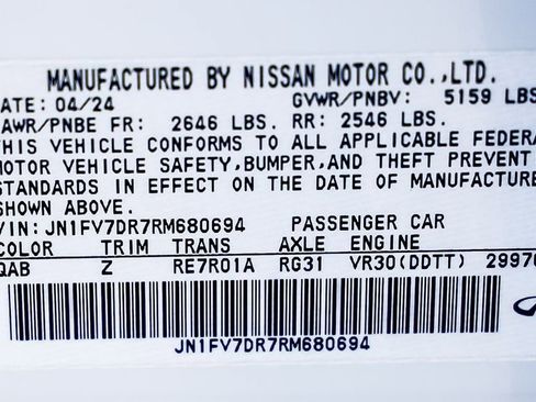 Used 2024 INFINITI Q50 Red Sport 400 image 29