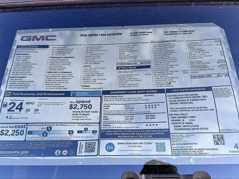 New 2026 GMC Sierra 1500 Elevation w/ Elevation Premium Package image 14