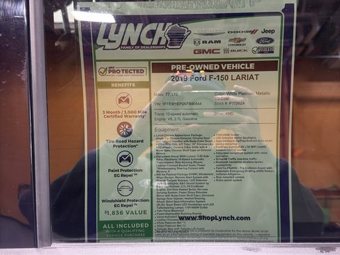 Used 2019 Ford F150 Lariat w/ Equipment Group 502A Luxury image 40