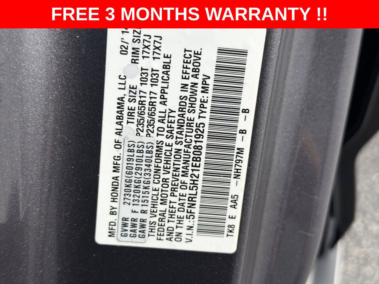 Used 2014 Honda Odyssey LX image 24