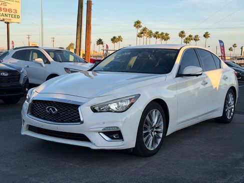 Used 2021 INFINITI Q50 Luxe RWD image 2