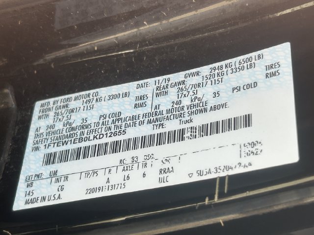 Used 2020 Ford F150 XL w/ XL Power Equipment Group AWD/4WD image 32