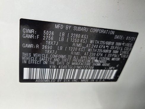 Used 2021 Subaru Outback Onyx Edition XT AWD/4WD image 17