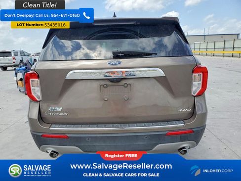 Used 2021 Ford Explorer Limited w/ Equipment Group 301A AWD/4WD image 8