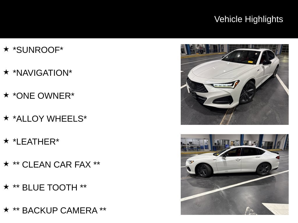 Used 2022 Acura TLX w/ A-SPEC Package FWD image 4