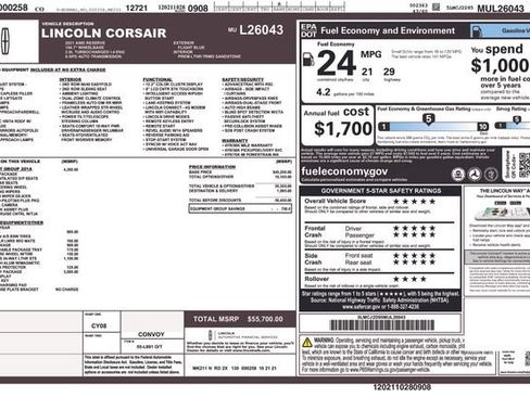Used 2021 Lincoln Corsair Reserve w/ Equipment Group 201A AWD/4WD image 5