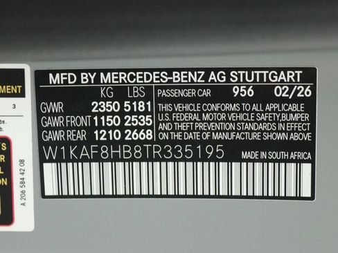 New 2026 Mercedes-Benz C 43 AMG 4MATIC Sedan image 12