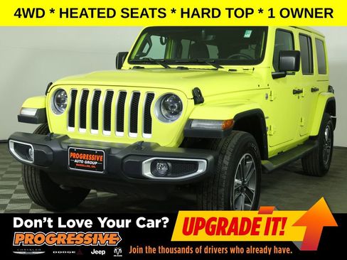 Used 2023 Jeep Wrangler Sahara w/ LED Lighting Group image 1