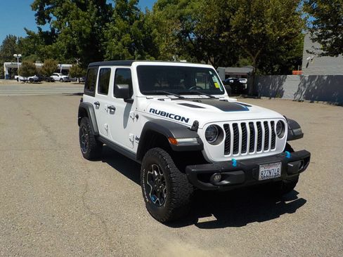 Used 2021 Jeep Wrangler Unlimited Rubicon 4xe w/ Steel Bumper Group AWD/4WD image 2