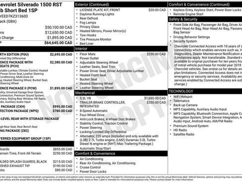 Used 2019 Chevrolet Silverado 1500 RST w/ True North Edition AWD/4WD image 6