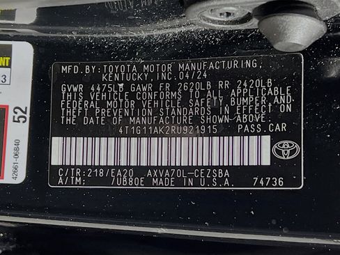 Certified 2024 Toyota Camry SE image 26