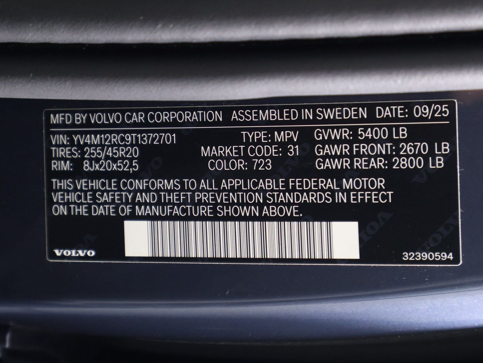 Certified 2026 Volvo XC60 B5 Plus w/ Protection Package Premier AWD/4WD image 16