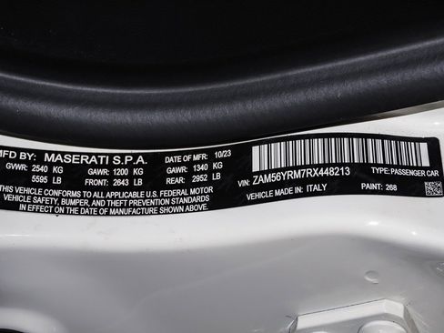 Certified 2024 Maserati Quattroporte Modena Ultima Q4 image 35