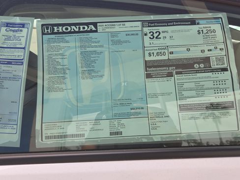 New 2025 Honda Accord SE image 32