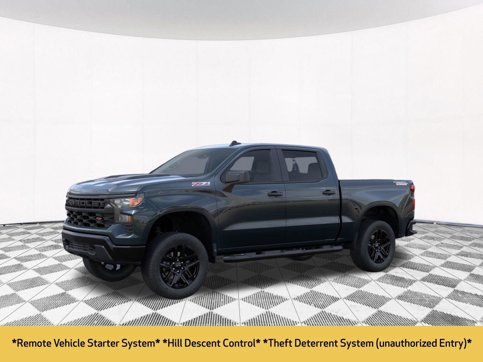 New 2026 Chevrolet Silverado 1500 Custom Trail Boss w/ Turbomax Blackout Package AWD/4WD image 7