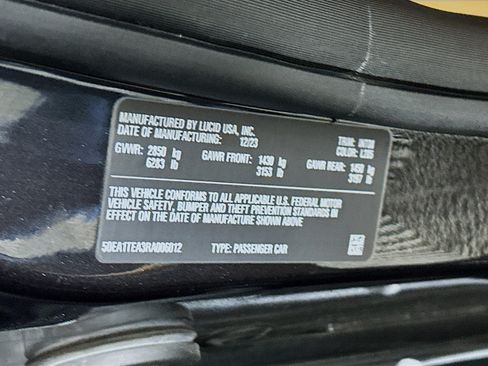 Used 2024 Lucid Air Touring AWD/4WD image 12