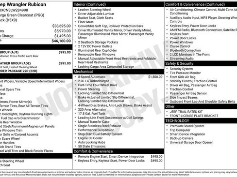 Used 2020 Jeep Wrangler Rubicon w/ Cold Weather Group image 28