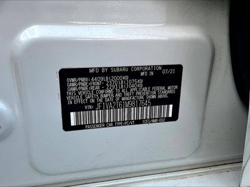 Used 2021 Subaru WRX STI Limited AWD/4WD image 15