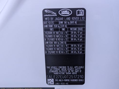 New 2026 Land Rover Defender 110 X-Dynamic SE AWD/4WD image 34