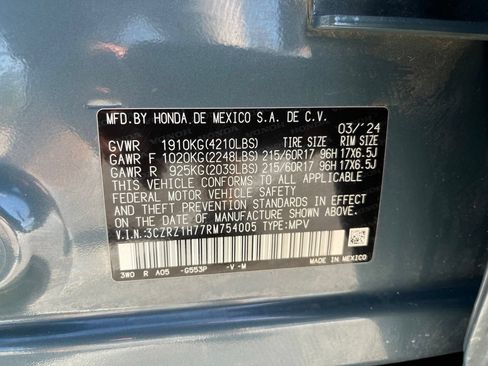 Used 2024 Honda HR-V EX-L image 10