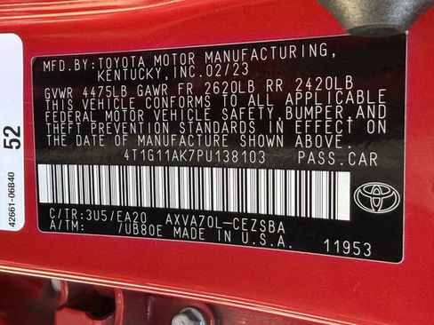 Used 2023 Toyota Camry SE FWD image 25