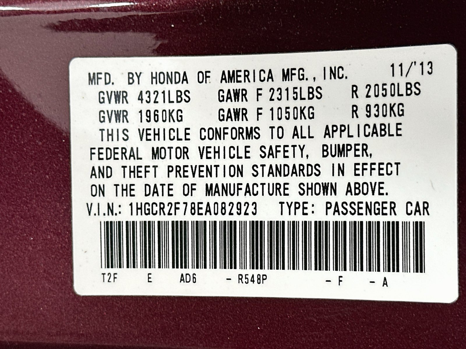 Used 2014 Honda Accord EX image 47