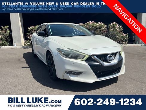 Used 2016 Nissan Maxima SR w/ Midnight Edition FWD image 1