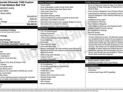 Used 2024 Chevrolet Silverado 1500 Custom RWD image 31