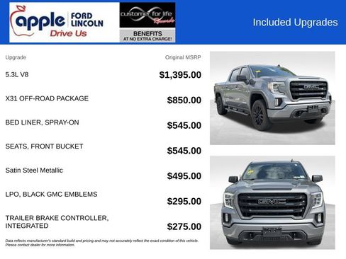 Used 2021 GMC Sierra 1500 Elevation w/ X31 Off-Road Package AWD/4WD image 4