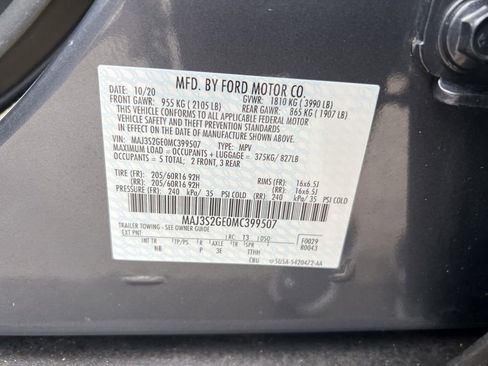 Used 2021 Ford EcoSport SE FWD image 21